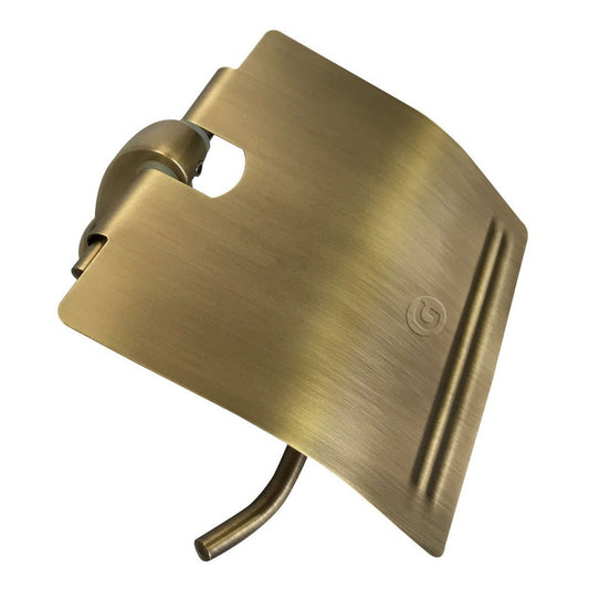 Papelera Vintage Baño Acabado Bronce Antiguo