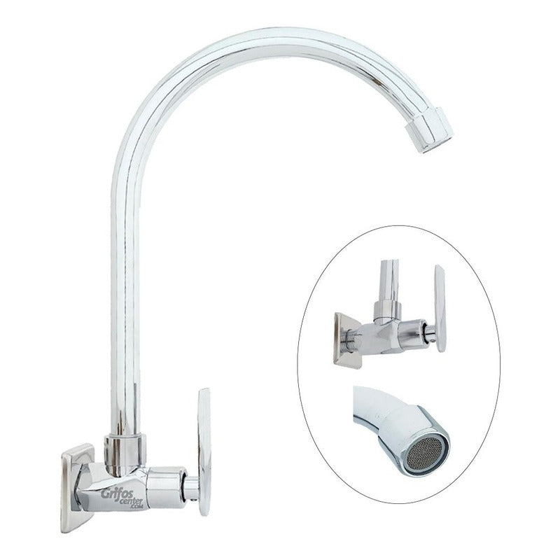 Grifería De Pared Agua Fría Cuello Ganso Tunicia