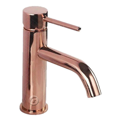 Griferia Mezclador Monocontrol Tubular Baja Cobre Rojizo