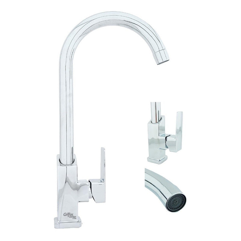 Grifería Lavaplatos Alta Agua Fría Cortix