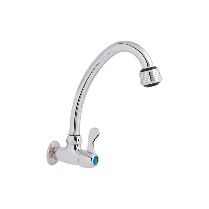 Grifería De Pared Para Lavaplatos Manija Tipo Palanca