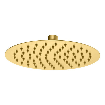 Regadera Ducha Oro Gold Redonda 12 Pulgadas