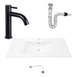 Kit Placa Lavam.101*46.5cm+griferia Agua Fria+push Flex.14
