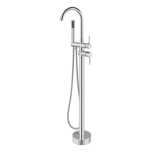 Griferia Llave Monocontrol -piso Para Llenado De Tina-bañera