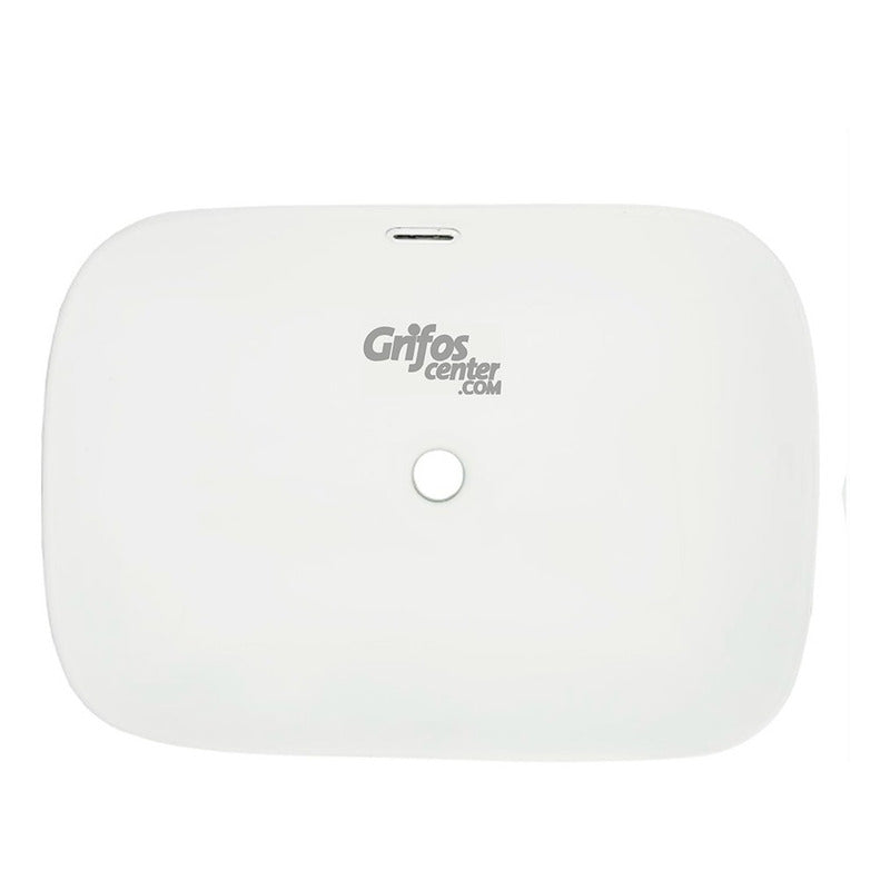 Lavamanos Cuadrado Borde Ancho En Cerámica