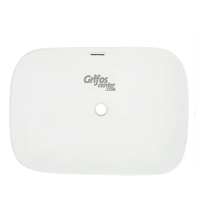 Lavamanos Cuadrado Borde Ancho En Cerámica