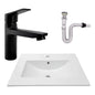 Kit Placa Lavam. 61*46.5cm+griferia Monocontrol+push Flex21