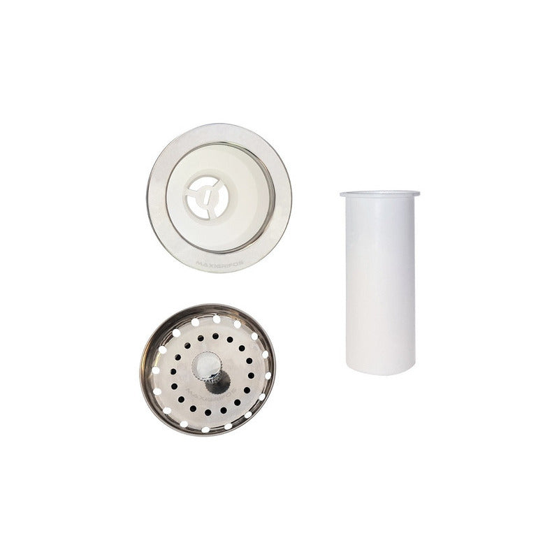 Canastilla Lavaplatos Plástica 4 1/2 Acabado Brillante Color Blanco