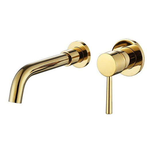 Grfieria Monocontrol Lavamanos Pared Oro Vintage