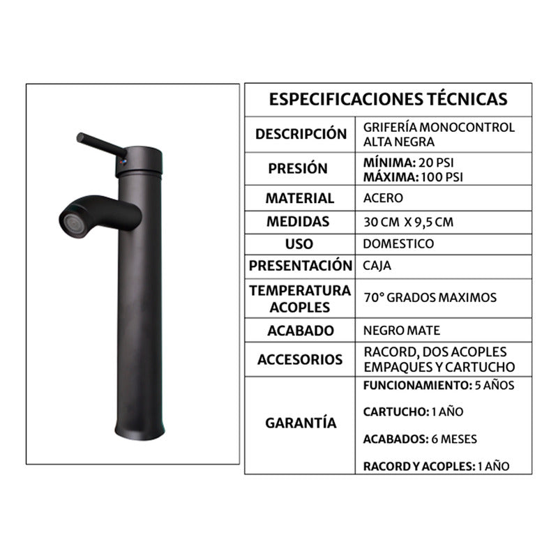 Combo Lavamanos Canoa + Grif.monocontrol + Push Y Sifon Ng1