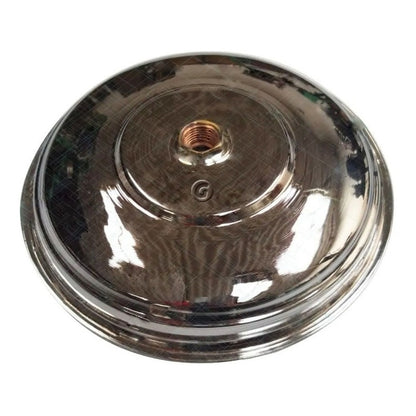 Ducha Cobre Acabado Niquel 25cm Niple A Techo