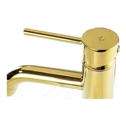 Grifería Lavamanos Acabado Oro