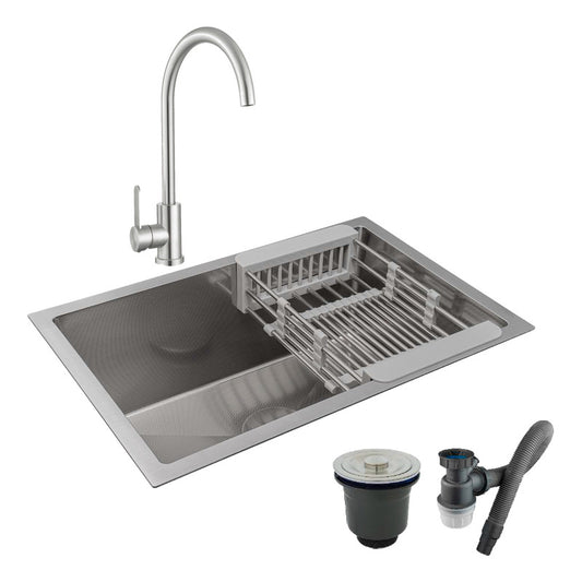 Combo Lavaplatos 60*40cm+griferia Plat.canella+accesorios