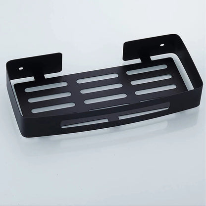 Repisa Para Baño Rectangular Negra