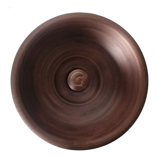 Lavamanos  Redondo Vintage 40cm Cobre Antiguo