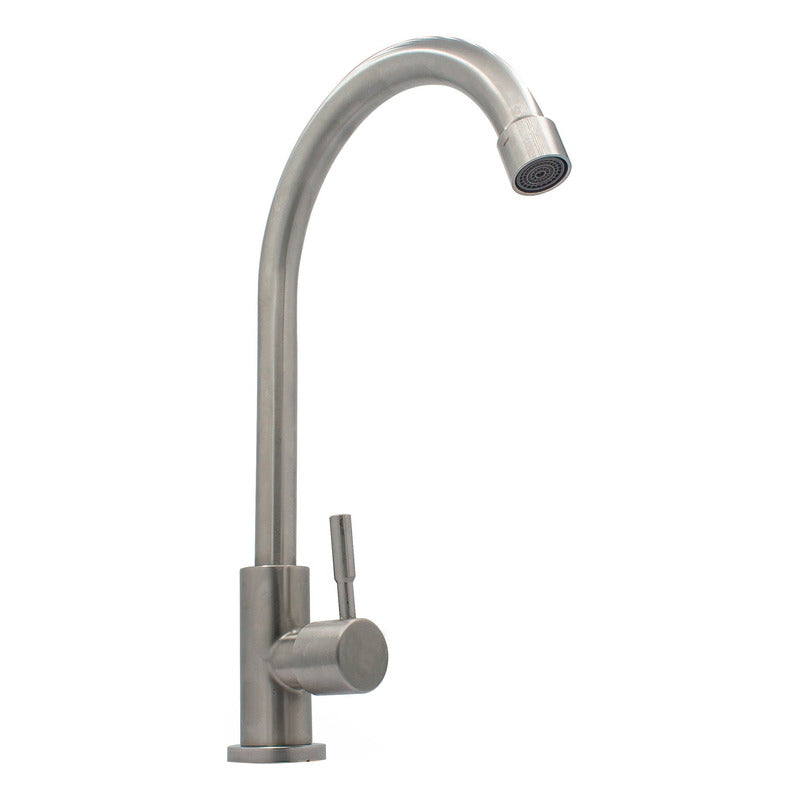 Llave Lavaplatos Acero Inoxidable Agua Fria