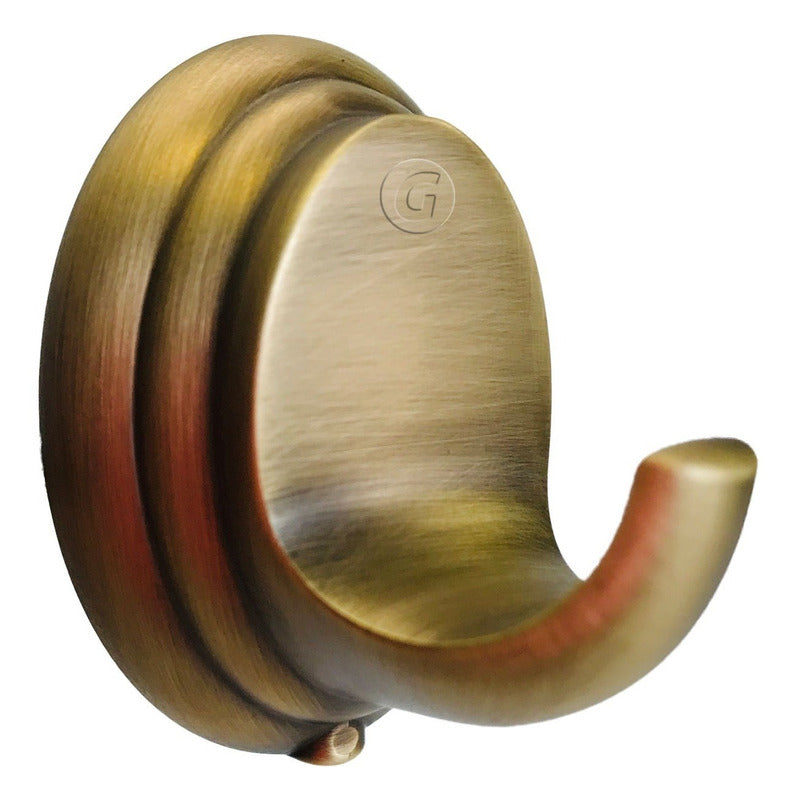 Perchero Bronce Vintage Accesorio Baño