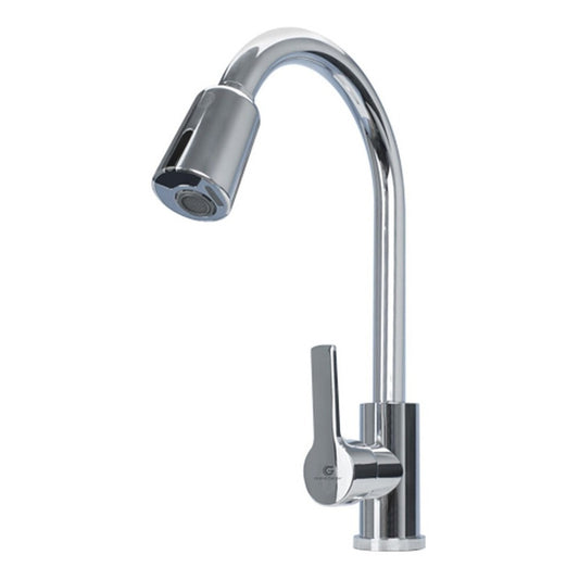 Griferia Monocontrol Cromada De Sensor Con Bateria Carga Usb
