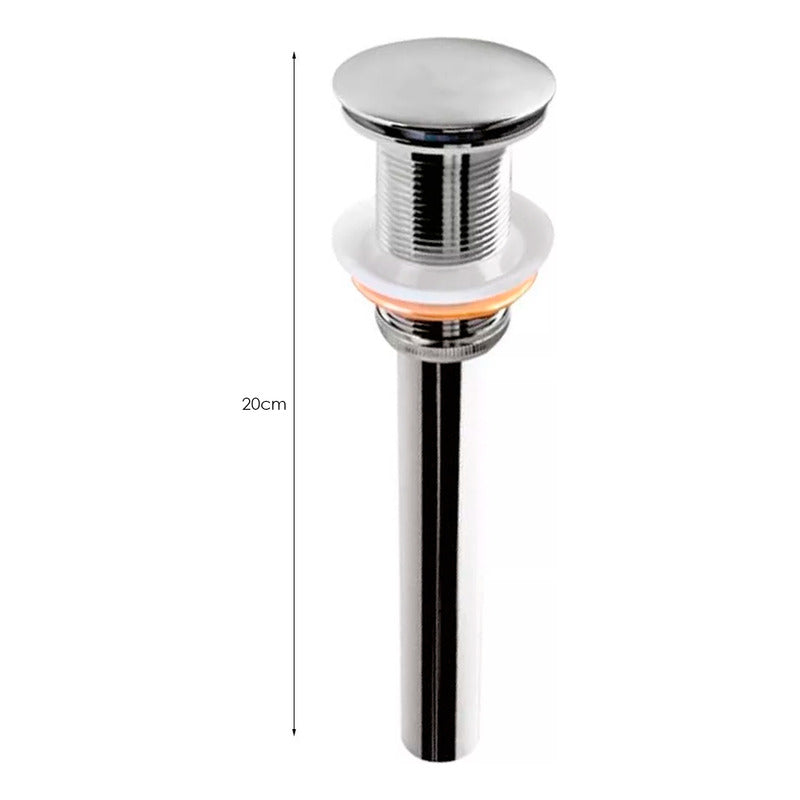 Combo Lavamanos Rectang.+griferia Monocontrol+push+sifon Gf7