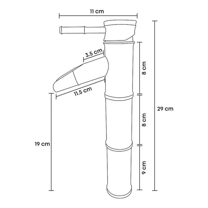 Combo Lavamanos Canoa+griferia Monoc +push+sifon Oro Gf1