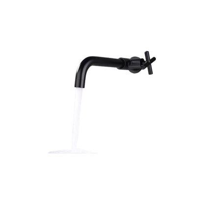Llave Para Lavamanos De Pared Vintage Negra