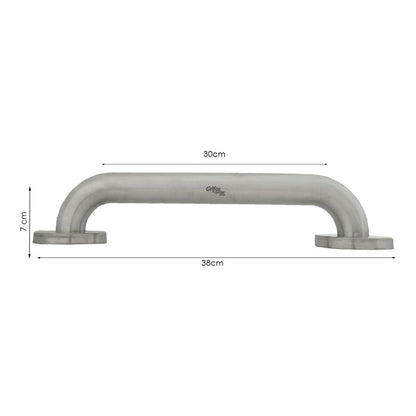 Barra De Seguridad Institucional En Acero 304 Satin 30cm