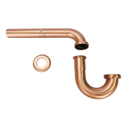 Sifón Lavamanos Vintage Cobre Satin