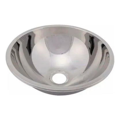 Lavamanos Con Pestaña Redondo Acero 27cm*8,5cm