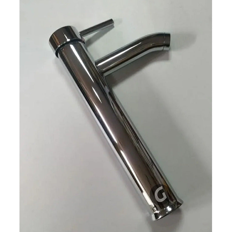 Llave Lavamanos Tubular Alta Con Pico Alargado
