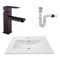 Kit Placa Lavamanos 61*40cm+griferia Monocontrol+push Flex28
