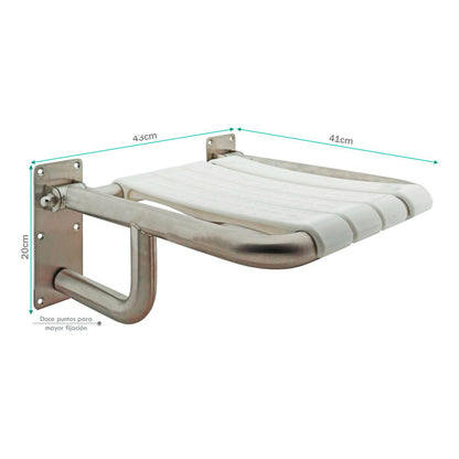 Silla De Seguridad Institucional Plegable Para La Ducha