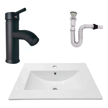 Kit Placa Lavam. 61*46.5cm+griferia Monocontrol+push Flex25