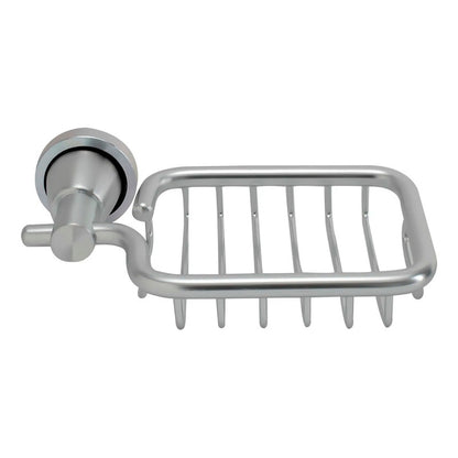 Jabonera Para Baño Cuadrada En Aluminio Redonda