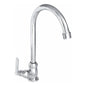 Griferia Llave Lavaplatos Agua Fria Monza Cromo+acople