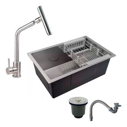 Combo Lavaplatos 60*45cm+griferia Acqua Plateada+accesorios