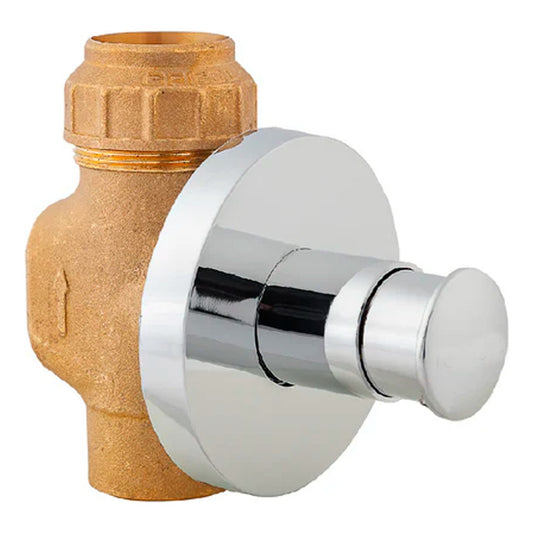 Valvula Sanitario De Push Cromada