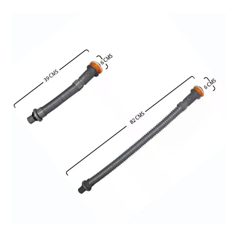 Kit Lavamanos Blanco+griferia Agua Fria+desague Flexible