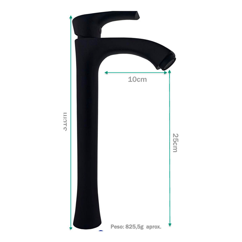 Combo Lavamanos Canoa + Grif.fria Negra +push Y Sifon Ciffra