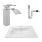 Kit Placa Lavamanos 61*40cm+griferia Monocontrol+push Flex22