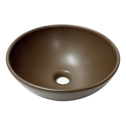 Lavamanos Tazón Cerámica Chocolate 35cm