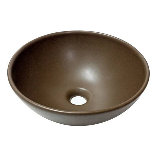 Lavamanos Tazón Cerámica Chocolate 35cm