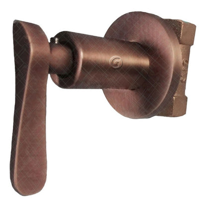 Manija/registro Para Ducha Vintage Cobre Antiguo