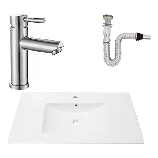Kit Placa Lavaman.91*46.5cm+griferia Monocontrol+push Flex7