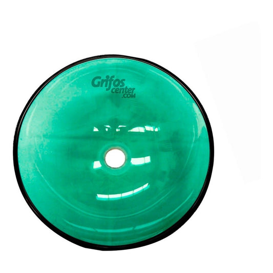 Lavamanos De Vidrio Verde Manzana 32cm