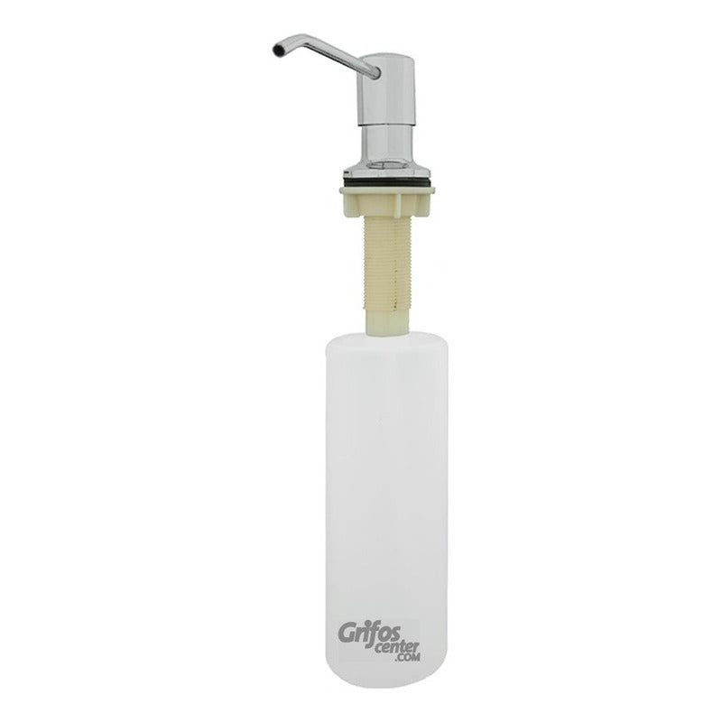 Dispensador Jabón Tapa Acero Cromado