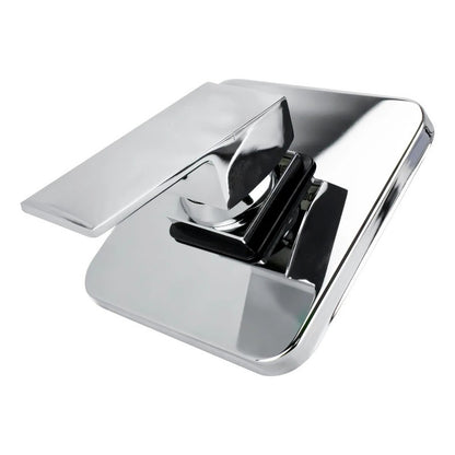 Kit Ducha Cuadrada De 20cm + Monocontrol Cuadrado Cromado