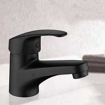 Griferia Llave Lavamanos Monocontrol Negra