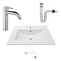 Kit Placa Lavam. 61*46.5cm+griferia Agua Fria+push Flex.13