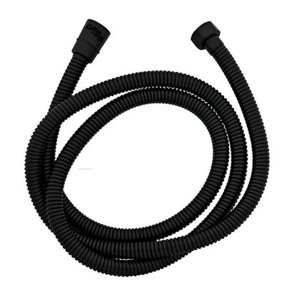 Ducha Telefono Circular Negra Con Manguera De 1.50 Metros