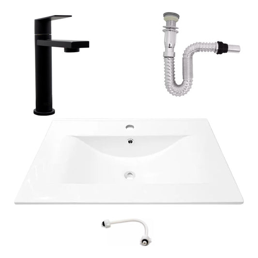 Kit Placa Lavam. 71*46.5cm+griferia Agua Fria+push Flex.11
